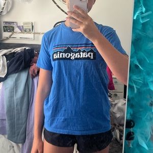 Blue Patagonia shirt